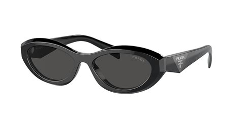 Prada PR 26ZS 55 Dark Grey & Black Sunglasses .